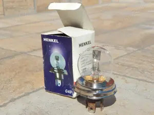Bec auto G40 12 V 75 / 70 W Henkel fb Germania + cutie - imagine 2