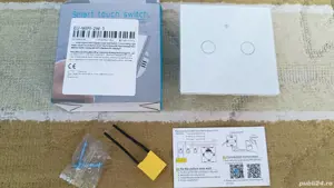 Întrerupător dublu wi-fi Tuya  - imagine 3