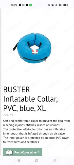 Guler medicinal pentru câinii  - imagine 3 Guler medicinal pentru câinii  - imagine 3