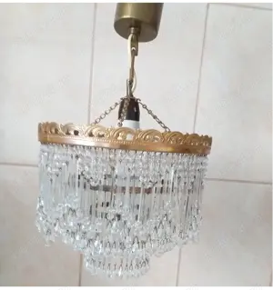 Lustra cristal pentru 1 bec - imagine 3