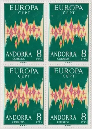 Timbre f. scumpe - Timbre Europa CEPT  - imagine 3