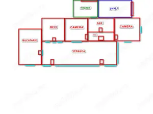 Casa la sosea langa bucuresti 1600mp 100 metri de DN6 E7  30 km de piata unirii - imagine 9