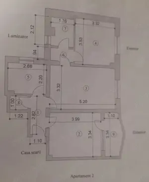 2 și 3 camere 10 10 semi-decomandate Onești județul Bacău - imagine 4