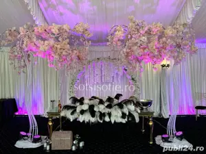 Aranjamente pene de strut diverse culori  - imagine 3