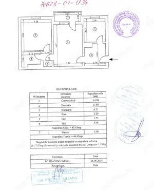 Apartament 2 camere etaj 3 4 Bld. Independentei colt cu str. Scolilor - imagine 4