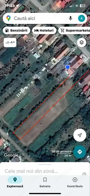 Vând sau schimb teren intravilan Pădureni Timiș