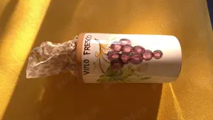 Vaza   Recipient decorativ cu model strugure - VINO FRESCO - NOU