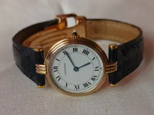 Vand Ceas Cartier Vendome Trinity aur 18k deployant aur