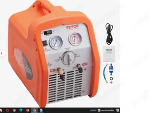Statie portabila recuperare freon cu 2 cilindri pentru toate tipurile de freon. - imagine 1