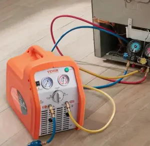 Statie portabila recuperare freon cu 2 cilindri pentru toate tipurile de freon. - imagine 4
