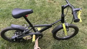 Vand Bicicletă Dark Hero 500 16" copii 105 - 120 cm - BTWIN Neagra - imagine 5