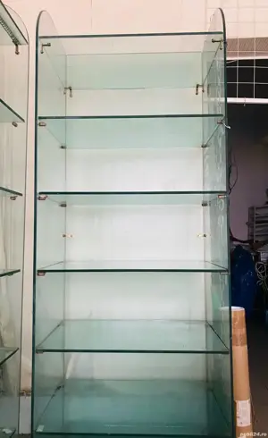 Mobilier magazin 12 Rafturi de sticlă groasă și 5 tejghele - imagine 2