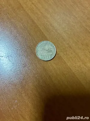 Vand Moneda 50 bani aniversara 1989 