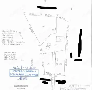 Casa si teren Malureni, cota parte 3/8, ID: R2617738 - imagine 2