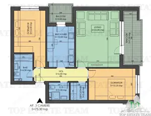 Apartament 3 camere 86mp bloc nou Prelungirea Ghencea - imagine 2