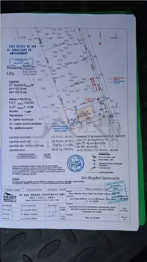 Valea Adanca TEREN 464mp cu Autorizatie de Constructie CASA PARTER 123mp si utilitatile trase pe ter - imagine 2