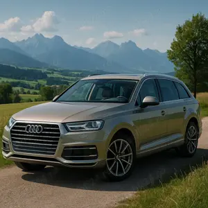  Audi Q7 3.0 TFSI Quattro 333 CP   Benzină   7 Locuri   Panoramic   Full LED   Jante 22"   Piele B