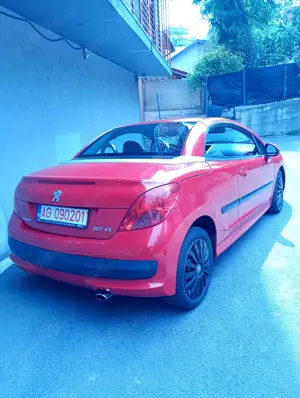 Peugeot 207 CC Cabriolet Roșu  Impecabil  - imagine 6
