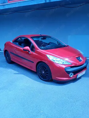 Peugeot 207 CC Cabriolet Roșu  Impecabil  - imagine 3