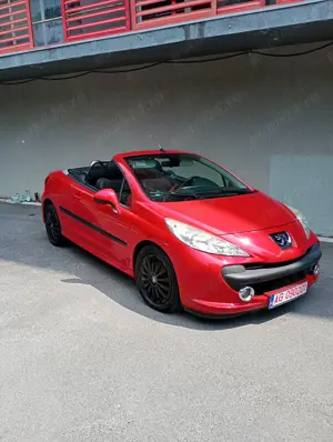 Peugeot 207 CC Cabriolet Roșu  Impecabil