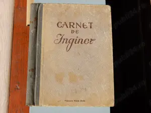 Coperta carnet de inginer Flamura Rosie Sibiu anii '50 veche
