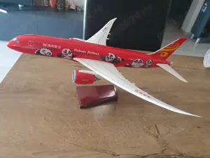 Macheta uriașă de avion Hainan Airlines cu panda | Perfect pt cadou