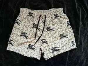 Sort bej embleme Burberry negre slip barbati uscare rapida vara plaja inot piscina sofat sport