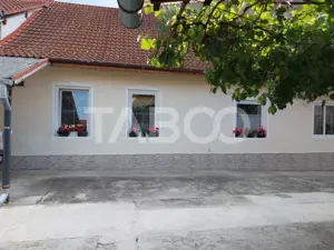 Casa 109 mp 4 camere pivnita terasa loc parcare curte comuna Cisnadie