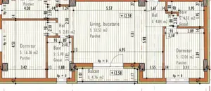 Apartament de vanzare, cu 3 camere, 93 mp, Bloc Nou, zona Marasti - imagine 2