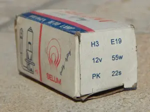 Bec auto halogen SELUM H3 SE 12V 55W PK 22s E19 la cutie - imagine 4