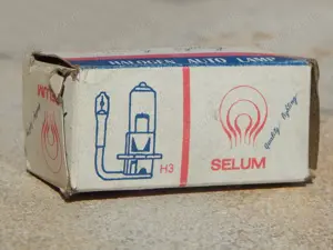 Bec auto halogen SELUM H3 SE 12V 55W PK 22s E19 la cutie - imagine 7