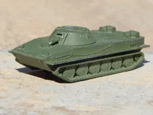 Macheta tanc usor amfibiu PT-76 fab URSS lipsa tun turela sc 1:72