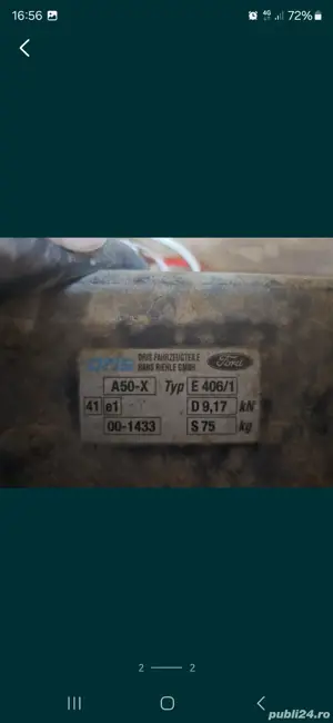 Cârlig Ford Focus 2008 - imagine 2