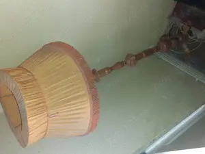 Lampadar cu picior de lemn - imagine 4