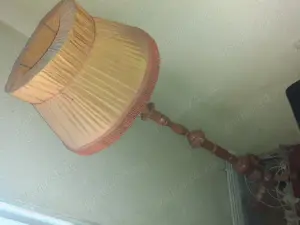 Lampadar cu picior de lemn - imagine 2