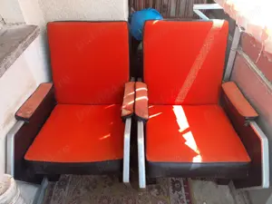 Vand doua fotolii cu spatar reglabil - imagine 4