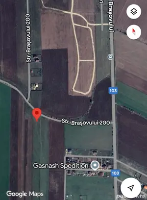 PRET REDUS!!! Teren intravilan 1200 mp Sat Bod Brasov  - imagine 2