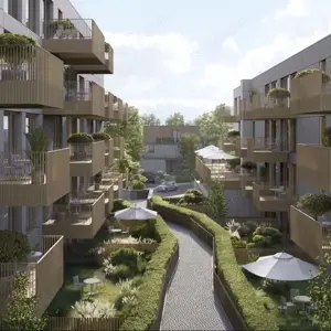 Apartament cu 5 camere 150.11 mp + curte proprie 241,17 mp - Green Lake - imagine 2