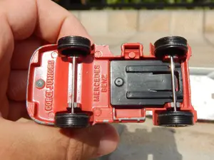 Macheta Mercedes LS 337 + semitrailer cap tractor camion Corgi Juniors - imagine 4