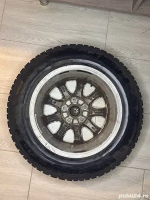 Roti Jante Aliaj Volkswagen + Anvelope Iarna Michelin Alpin 6 2023 - 195/65 R15 - imagine 4