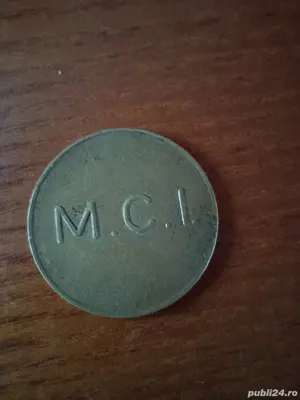 Monedă rară jeton MCI pentru automat muzical, anii 50, 60 - imagine 2