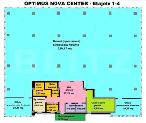 Comision 0%!Spatii de birou Clasa A, parcari subterane, fatada LCD Media - imagine 11