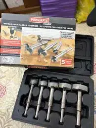 Set 5 burghie freza  Forstner, 15-35 mm, tija cilindrica