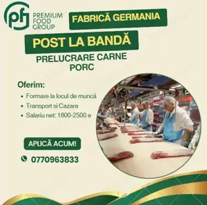 Angajăm muncitori în Germania   salariu 1800 2500  NET + cazare