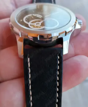 Parnis Pilot 45 mm Automatic militar 24 h Japonez Miyota 8215 - imagine 5