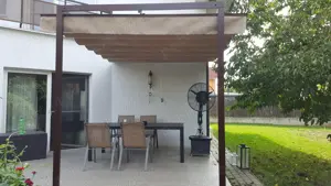 Pergolă textilă CLUJ acoperire terasa, umbrire gradina - imagine 2