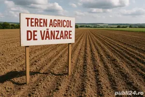 Teren agricol intabulat