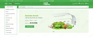 Magazin online pe profil acvaristica cu vechime peste 5 ani pe piata