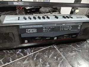 Dublu casetofon radio portabil 