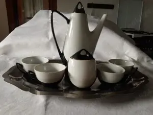 Serviciu cafea retro Pinguin  